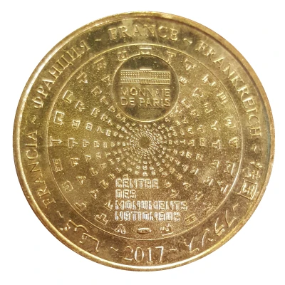 Monnaie de Paris Tourist Token - Sainte-Chapelle back