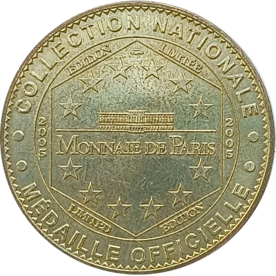 Monnaie de Paris Tourist Token - Sainte-Chapelle back