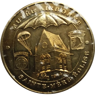 Monnaie de Paris Tourist Token - Sainte-Mère-Eglise Musée Airborne front