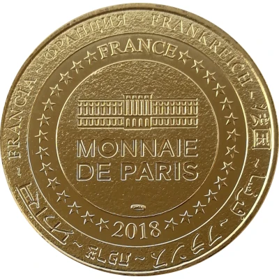 Monnaie de Paris Tourist Token - Salins du Midi Aigues-Mortes - La Baleine back