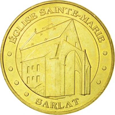 Monnaie de Paris Tourist Token - Sarlat Eglise Sainte-Marie front