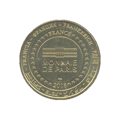 Monnaie de Paris Tourist Token - Saumur Musée des Blindés - 1918-2018 - Char Renault FT back