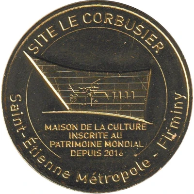Monnaie de Paris Tourist Token - Site le Corbusier front