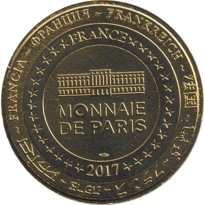 Monnaie de Paris Tourist Token - Site le Corbusier back