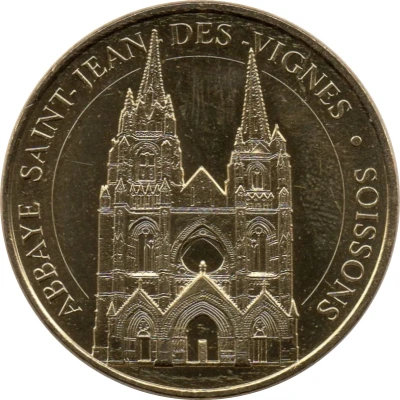 Monnaie de Paris Tourist Token - Soissons Abbaye Saint-Jean-des-Vignes front