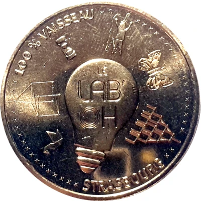 Monnaie de Paris Tourist Token - Strasbourg Le Vaisseau - Le Lab'oh front