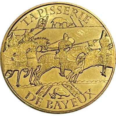Monnaie de Paris Tourist Token - Tapisserie de Bayeux Les chevaux front