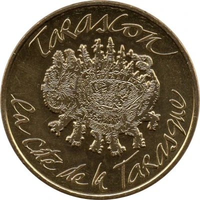 Monnaie de Paris Tourist Token - Tarascon La cité de la Tarasque front