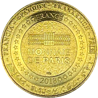 Monnaie de Paris Tourist Token - Thiepval Somme . France back