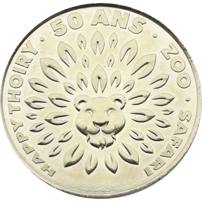 Monnaie de Paris Tourist Token - Thoiry 50 ans du safari front