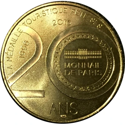 Monnaie de Paris Tourist Token - Tour Eiffel back