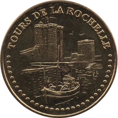 Monnaie de Paris Tourist Token - Tours de La Rochelle front