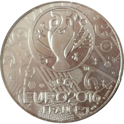 Monnaie de Paris Tourist Token - UEFA Euro 2016 Super Victor la Mascotte back