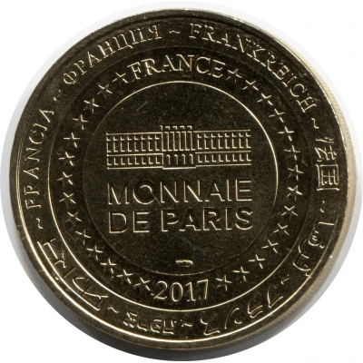 Monnaie de Paris Tourist Token - Uzès Tour Fenestrelle back