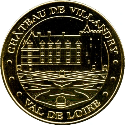 Monnaie de Paris Tourist Token - Val de Loire Château de Villandry front