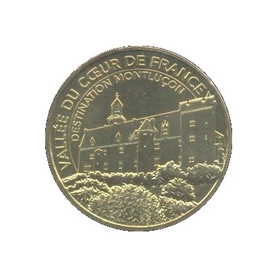 Monnaie de Paris Tourist Token - Vallée du cœur de France Destination Montluçon front