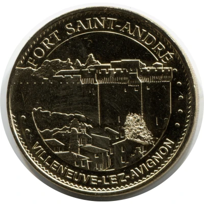 Monnaie de Paris Tourist Token - Villeneuve-lez-Avignon Fort Saint-André front