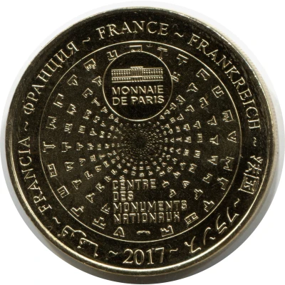 Monnaie de Paris Tourist Token - Villeneuve-lez-Avignon Fort Saint-André back
