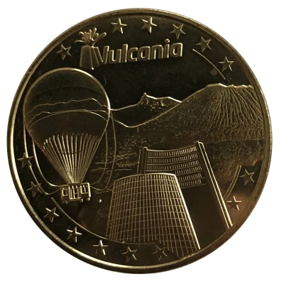 Monnaie de Paris Tourist Token - Vulcania Triptyque front