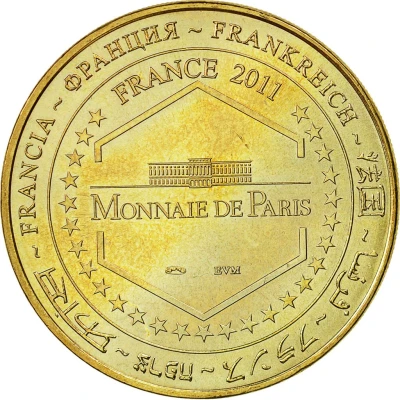 Monnaie de Paris Tourist Token - Vézelay Basilique de la Madeleine back