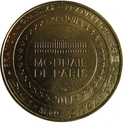 Monnaie de Paris Tourist Token - Vézelay Basilique de la Madeleine back