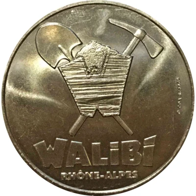 Monnaie de Paris Tourist Token - Walibi Rhône-Alpes Explorer Adventure front