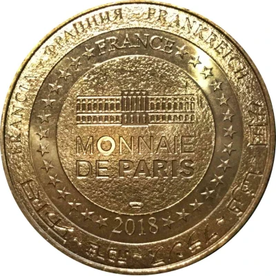 Monnaie de Paris Tourist Token - Walibi Rhône-Alpes Hurricane back