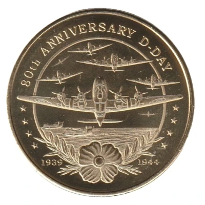 National Tokens - 80th Anniversary D-Day ND front