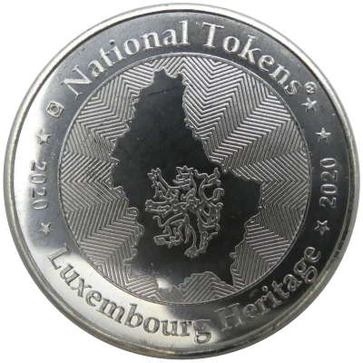 National Tokens Luxembourg Heritage - Château de Bourscheid back