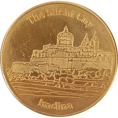 National Tokens Maltese Heritage - Imdina (The Silent City) ND front