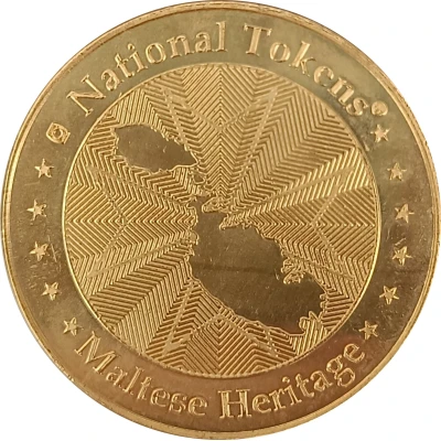 National Tokens Maltese Heritage - Imdina (The Silent City) ND back