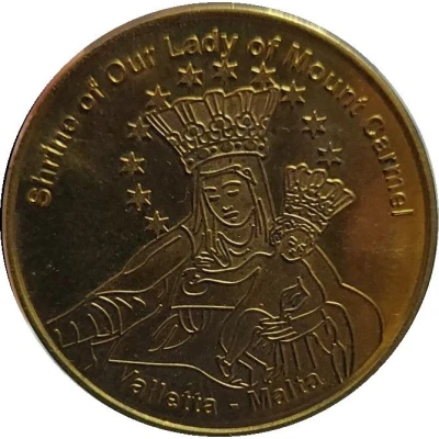 National Tokens Maltese Heritage (Shrine of Our Lady of Mount Carmel) ND front