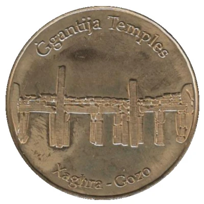 National Tokens Maltese Heritage - Xaghra (Ggantija Temples) ND front