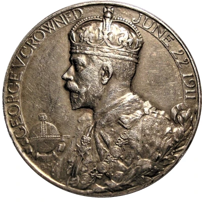 Official medal - King George V and Queen Mary Coronation front