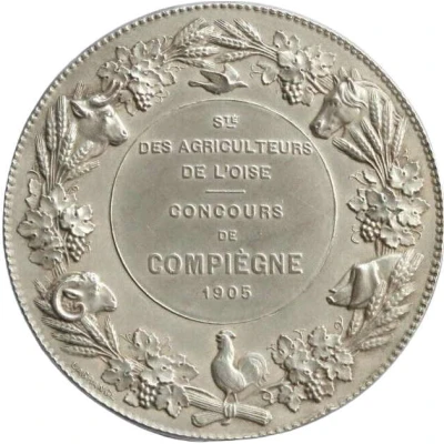 Oise Farmers' Society - Competition of Compiègne back