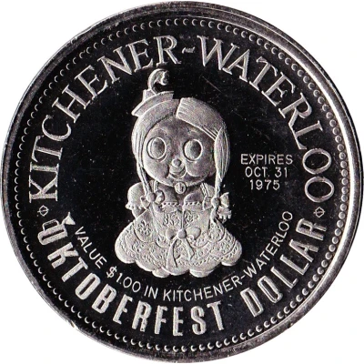 Oktoberfest Dollar - Kitchener-Waterloo, Ontario back