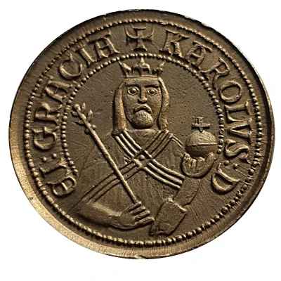 Oversize Replica - Goldgulden of Charles IV ND front