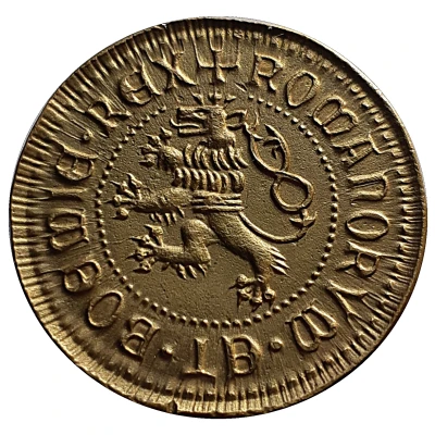 Oversize Replica - Goldgulden of Charles IV ND back