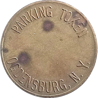 Parking Token - Ogdensburg, New York ND front