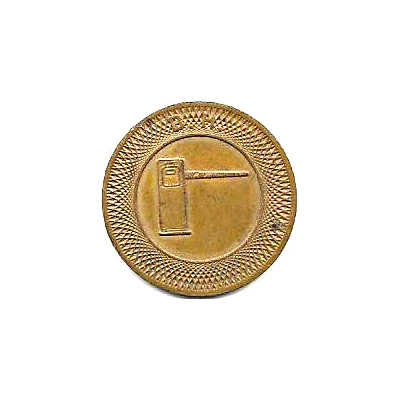 Parking Token - Parcoa B. H. ND front