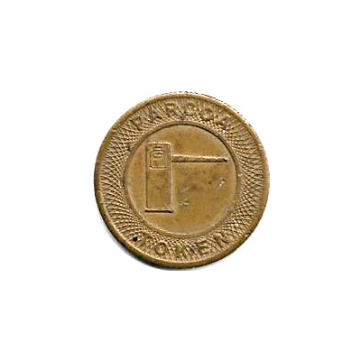 Parking Token - Parcoa B. H. ND back