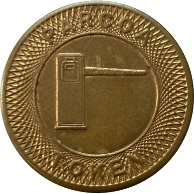Parking Token - Parcoa Manhattan College (The Bronx, New York) ND back