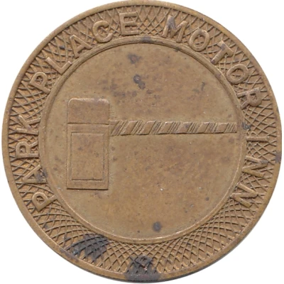 Parking Token - Parcoa Park Place Motor Inn ND front