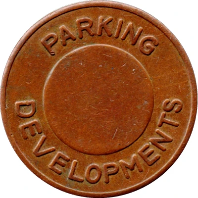 Parking Token - Parcoa Parking Developments ND back
