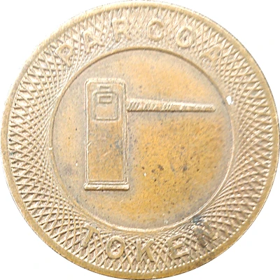Parking Token - Parcoa The National Bank of Pottstown (Pottstown, Pennsylvania) ND back