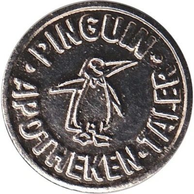 Pinguin Apotheken-Taler - Pinguin-Apotheke (Nordhausen) ND back