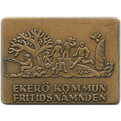 Plaquette - Ekerö Kommun Fritidsnämnden ND front