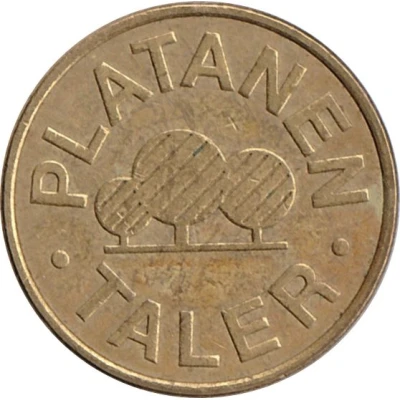 Platanen Taler - Platanen Apotheke (Bergkamen) ND back