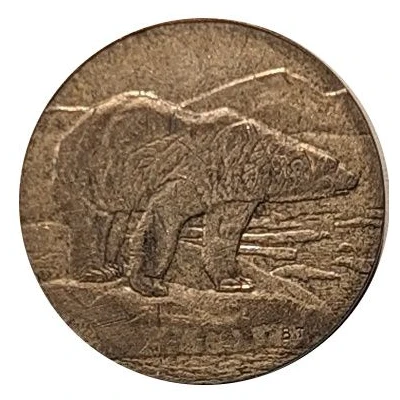 Polar Bear (Bimetallic Coin Center) ND back