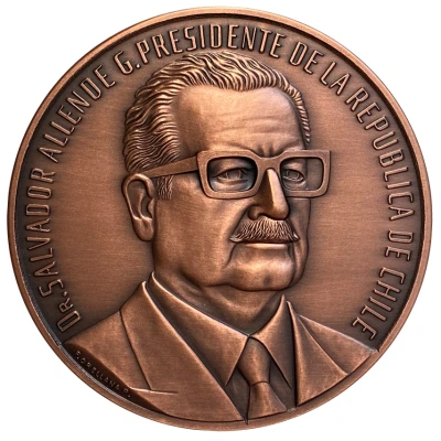 Presidential Medal - Salvador Allende Gossens ND front